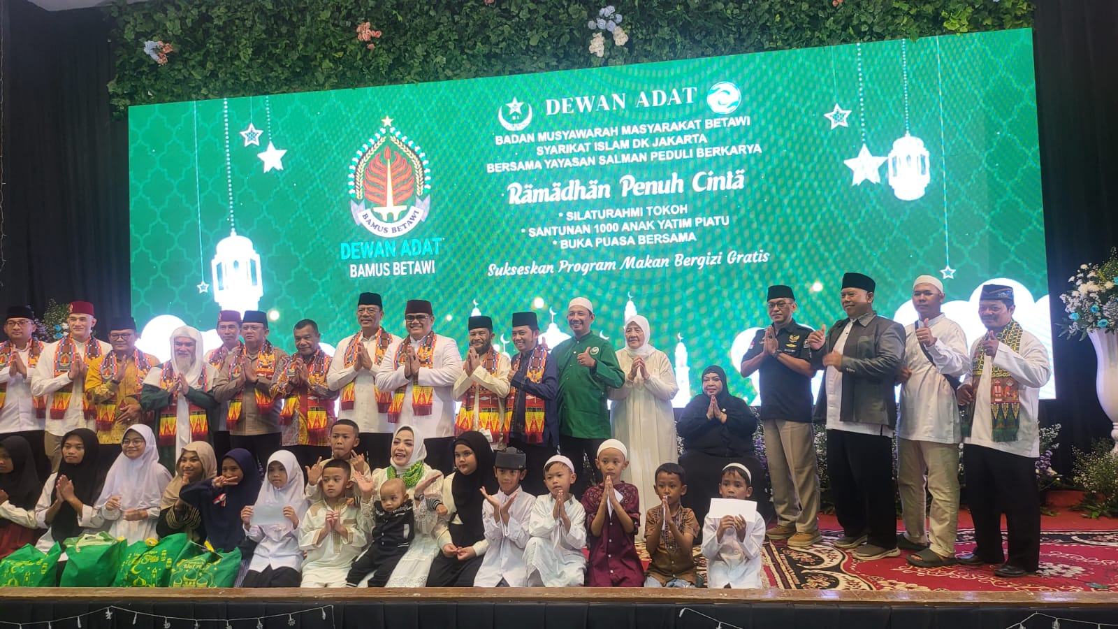 Gelar Santunan 1.000 Anak Yatim,  di Ramadhan Penuh Cinta,  Dukung Program Makan Bergizi Gratis