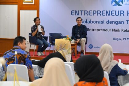 Executive Vice President Telkom Regional II Edie Kurniawan di acara Entrepreneur Hub kota Bogor yang diselenggarakan beberapa waktu lalu. Foto: Telkom Indonesia