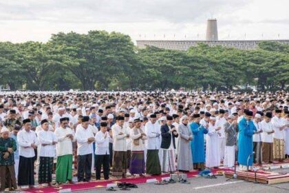 Ilustrasi pelaksanaan sholat Id.(Foto istimewa)