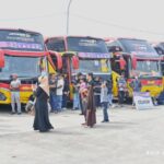 Ilustrasi mudik gratis yamh diselenggarakan Pemprov DKI. (foto dok Kemenhub)