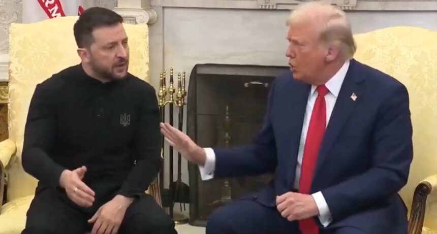 Debat panas antara Presiden Ukraina Volodymyr Zelenskyy dan Presiden AS Donald Trump. Foto: Tangkapan layar