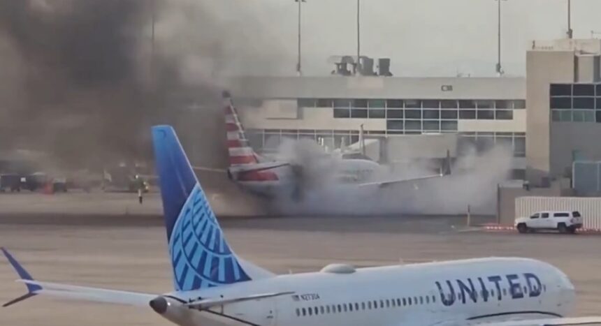 American Airlines dilaporkan terbakar di Bandara Internasional Denver