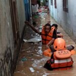 Banjir di Jakarta Timur. Foto: Instagram @kotajakartatimur