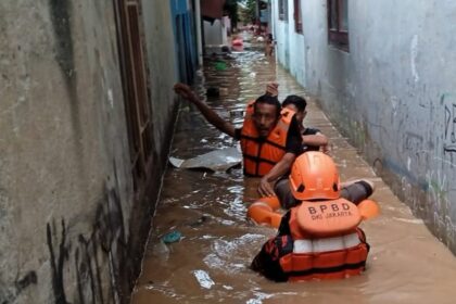 Banjir di Jakarta Timur. Foto: Instagram @kotajakartatimur
