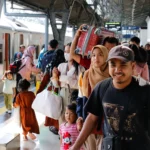 Suasana mudik di stasiun kereta api. Foto: dok KAI