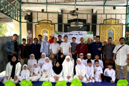 Kegiatan santunan anak yatim dan dhuafa.(Foto istimewa)