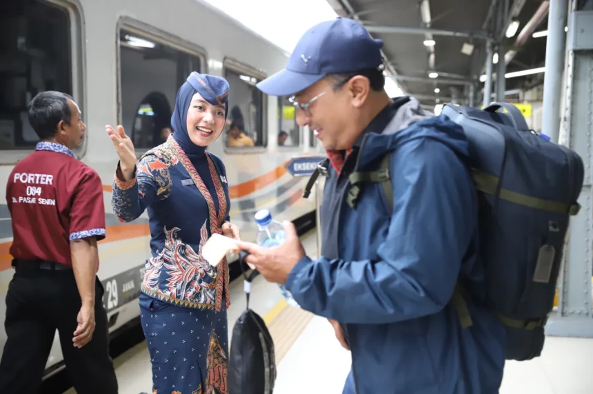 Ilustrasi KAI arus mudik Lebaran. Foto: Dok KAI