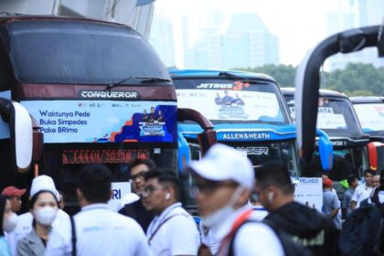 Mudik gratis yang diselenggarakan BRI. Foto: Dok BRI