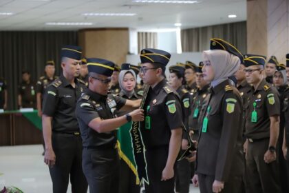 Pencanangan Zona Integritas menuju Wilayah Bebas dari Korupsi (WBK) dan Wilayah Birokrasi Bersih dan Melayani (WBBM) di lingkungan JAM Pidmil Kejaksaan Agung RI, Senin (24/3/2025). Dok JAM Pidmil Kejaksaan Agung
