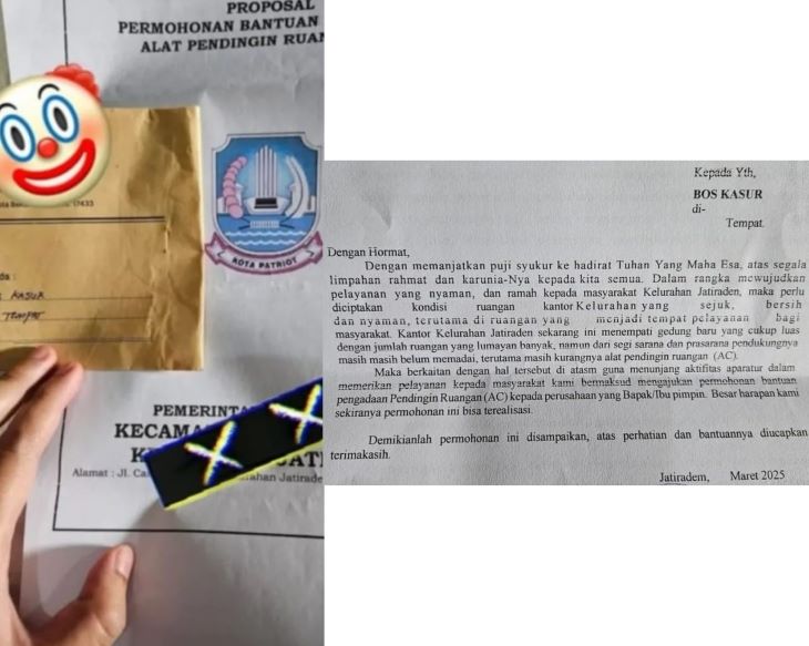 Heboh Kelurahan Bekasi Diduga Minta Bantuan AC ke Warga. Foto: IG @mygigsmedia