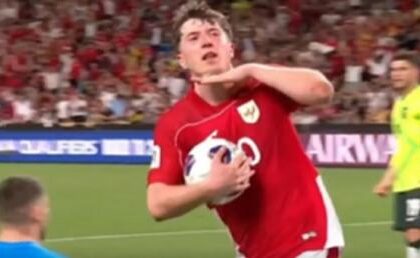 Perasaan campur aduk dirasakan Ole Romeny usai mencetak gol debut untuk Timnas Indonesia. (Foto: IST)