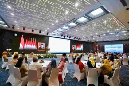 Suasana pengarahan Wagub DKI Jakarta, Rano Karno pada pejabat di lingkungan Pemprov.(Foto dok pemprov)