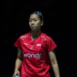 Putri Kusuma Wardani kalah dua gim langsung dari pemain China, Chen Yu Fei, yakni 15-21, 14-21.