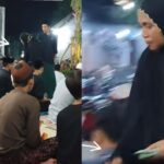 Salat tarawih berhadiah uang di Kabupaten Malang, Jawa Timur menarik ribuan jemaah berdatangan. Foto: Tangkap layar TikTok @sadely_official