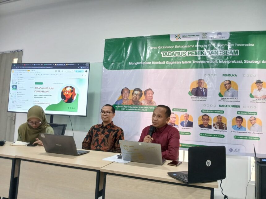 Diskusi tadarus Pemikiran Islam yang digelar Universitas Paramadina. Foto: Dok humas