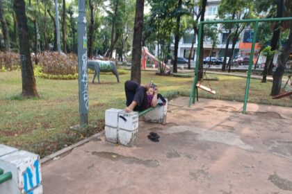 Ilustrasi taman di Jakarta