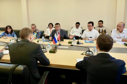 Pertemuan delegasi Rusia dengan Wamen ATR/BPN. Foto: Dok Humas