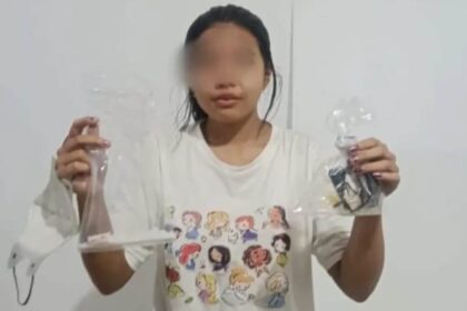 IRT yang selundupkan narkoba melalui alat kelamin ke dalam Lapas Kelas IIB Sukabumi. Foto: Tangkapan layar Instagram @info.negri