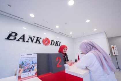 Ilustrasi pelayanan Bank DKI di Jakarta. (foto istimewa)