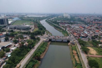 Pemandangan Kota Bekasi dari pantauan udara. Foto: Istock @Jadiguna