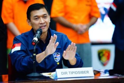Direktur Tindak Pidana Siber Bareskrim Polri, Brigjen Himawan Bayu Aji,