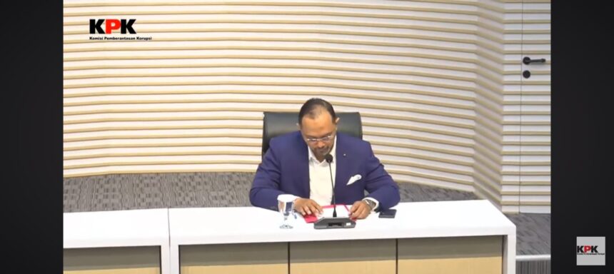 Juru Bicara KPK, Tessa Mahardhika Sugiarto. Foto: Live streaming YT @kpkri