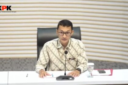 Juru Bicara KPK, Budi Prasetyo. Foto: Live streaming YT @kpkri