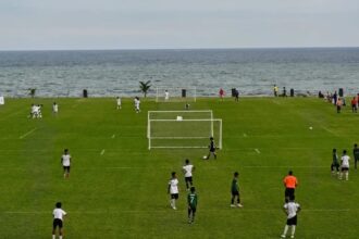 Ratusan pemain usia dini U-8 dalam ajang International 7s Football Tournament, di Bali United Training Center, Bali, terlindungi oleh program Jaminan Sosial Ketenagakerjaan (Jamsostek). Hal tersebut diungkapkan oleh Kepala Kantor Cabang BPJS Ketenagakerjaan Jakarta Mangga Dua, Mu’minati.