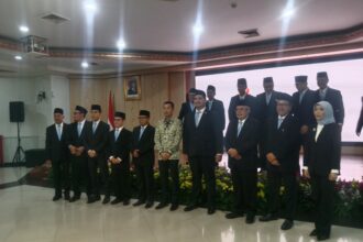 Menpora Dito Lantik Pejabat dan Lanching Logo Baru Kemenpora. Foto/ist