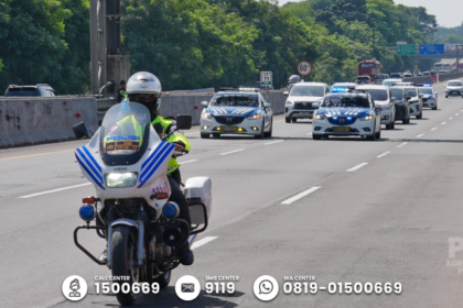Ilustrasi persiapan one way nasional di Tol Trans Jawa pada arus balik Lebaran 2025. Foto: humas polri