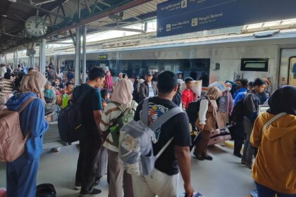 Penumpang kereta api. Foto: KAI