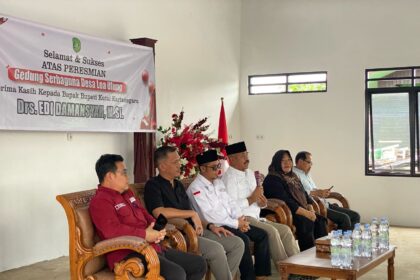 Bupati Kukar, Edi Damansyah Resmikan Balai Pertemuan Umum Loa Ulung. Foto: Dok Humas