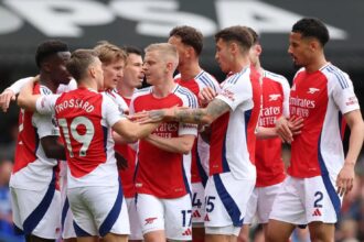 Selebrasi Arsenal (premierleague.com)