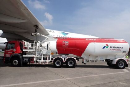Truk pengangkut avtur. Foto: Dok Pertamina