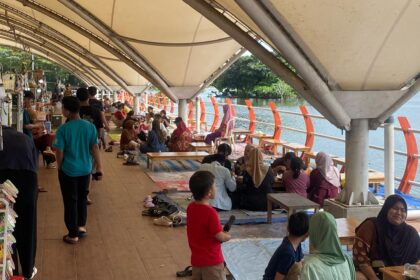 Situ Cipondoh Ramai Pengunjung Selama Lebaran. Foto/ist