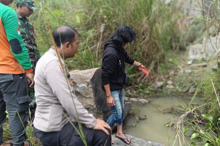 Lokasi mahasiswi tertimpa reruntuhan tebing di wilayah Gunung Putri, Kabupaten Bogor. (Foto: Istimewa)