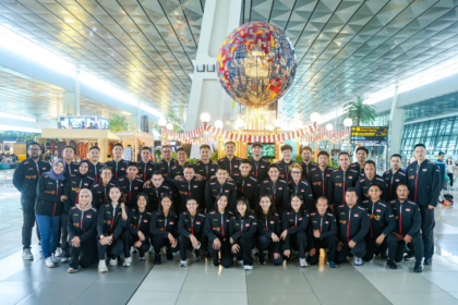 Tim bulu tangkis Indonesia bertolak ke China untuk mengikuti Piala Sudirman 2025. Foto: PBSI