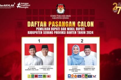 Paslon Pilkada Kabupaten Serang. Foto : Ist