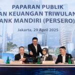 Paparan Publik Laporan Keuangan Triwulan I/2025 PT Bank Mandiri (Persero) Tbk, Jakarta, 29 April 2025. Foto: Dok Bank Mandiri