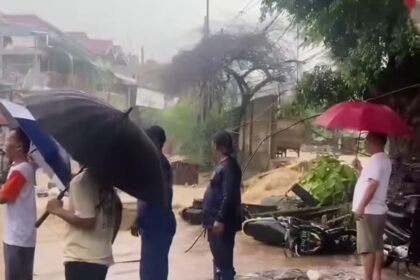 Tembok gudang Dinas SDA di Pasar Minggu, Jaksel jebol. Foto: Tangkapan layar Instagram @jakartaselatan24jam