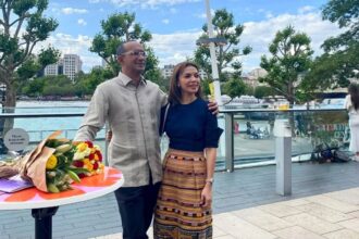 Ibrahim Sjarief bin Husein Ibrahim Assegaf dan Najwa Shihab (Instagram @najwashihab)