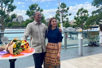 Ibrahim Sjarief bin Husein Ibrahim Assegaf dan Najwa Shihab (Instagram @najwashihab)