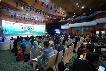Ilustrasi kegiatan Startup Day 2023. Penyelenggaraan event tahunan ini telah memasuki tahun ketiga dan menjadi wadah perusahaan startup dalam berkontribusi untuk mempercepat transisi energi di tanah air. Foto: Dok PLN
