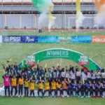 Foto 8: Tim KU 10 SD Al Azhar Syifa Budi Surakarta menjadi juara MilkLife Soccer Challe
