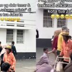 Pak Tarno saat di Kota Tua, Jakarta Barat. Foto: Tangkapan layar Instagram @mygigmedia