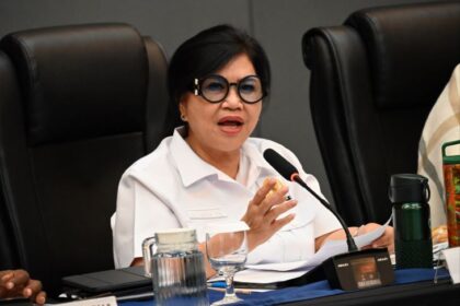 Wakil Ketua Komisi VII DPR RI, Evita Nursanty, saat kunjungan reses Komisi VII DPR RI ke Kota Sorong, Rabu (28/5/2025). Foto: Wilga/vel