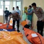 Para korban ledakan amunisi di Garut. Foto: Ist