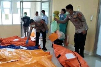 Para korban ledakan amunisi di Garut. Foto: Ist