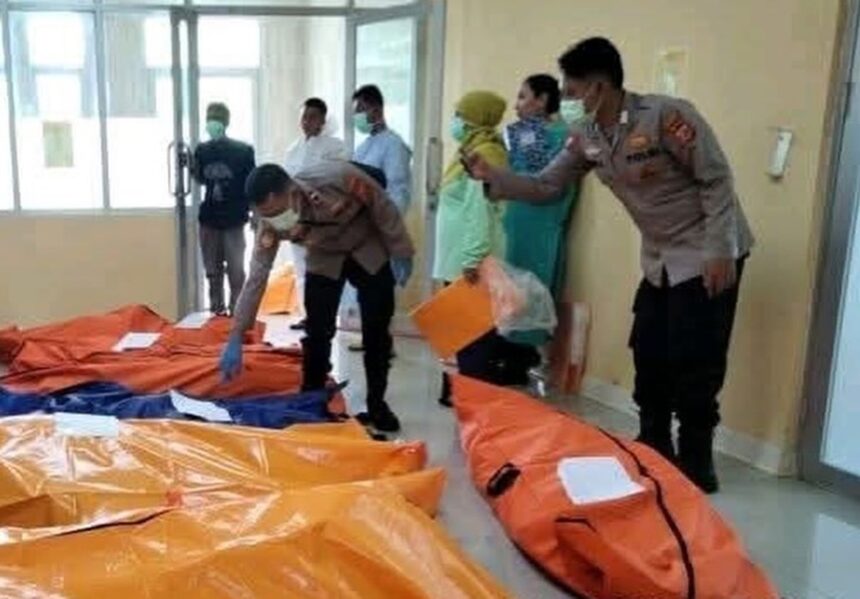 Para korban ledakan amunisi di Garut. Foto: Ist
