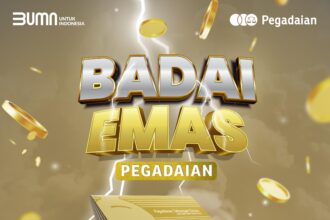 Bank Emas Pegadaian. Pegadaian akan kembali hadirkan program loyalitas bagi para nasabah setianya, Badai Emas Pegadaian 2025. Program undian tahunan ini dimulai pada bulan Mei 2025 hingga akhir Desember 2025, dengan 2 (dua) periode undian.